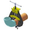Clema cu fixare rapida pentru alinierea, fixarea si sudarea tevilor, 114 - 305 mm, Strong Hand Tools CPA120