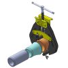 Clema cu fixare rapida pentru alinierea, fixarea si sudarea tevilor, 114 - 305 mm, Strong Hand Tools CPA120 - imagine 6