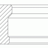 Cleste autoblocant, varfuri rotunde, deschidere 100mm, PR115 - imagine 5