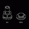 Set talpa sarcini grele cu articulatie, pentru cleme UM & UP, XMJ - imagine 2