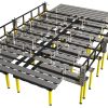 Masa Sudura BuildPro Clasic cu Fante, 560 x 1000 mm, blat Nitrurat, picioare Sarcini grele 617 mm, TMQE60610SV - imagine 10