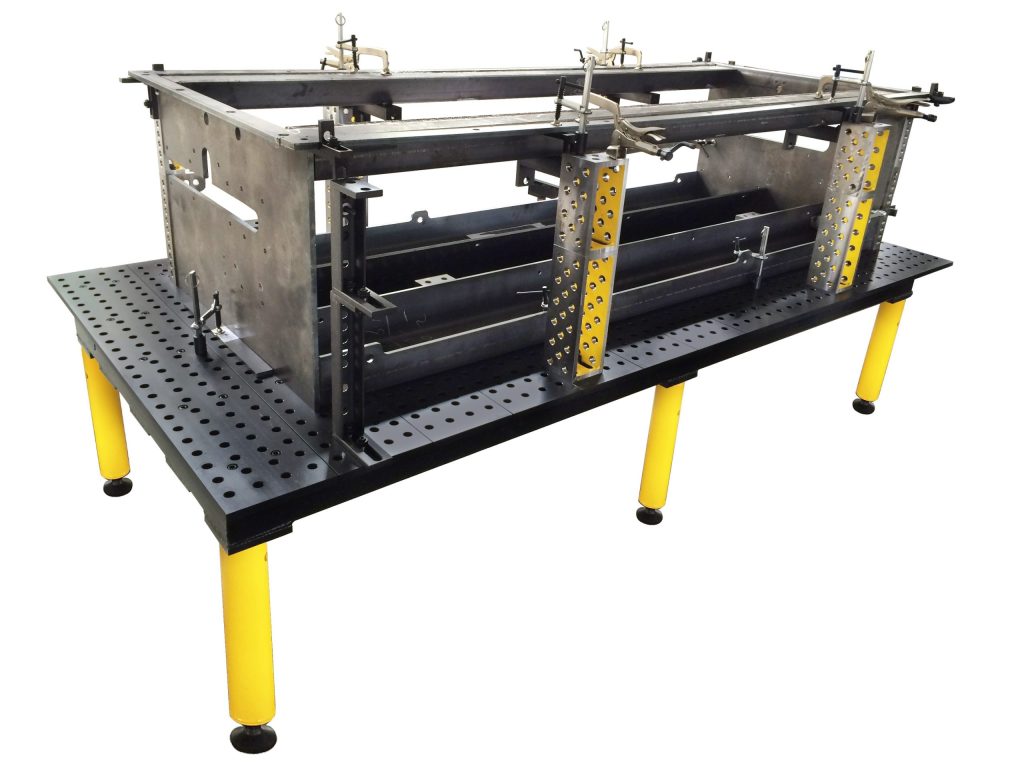 Masa Sudura BuildPro Max, 1950 x 1250 mm, blat Standard, picioare Sarcini grele 617 mm, TME620125V - imagine 2