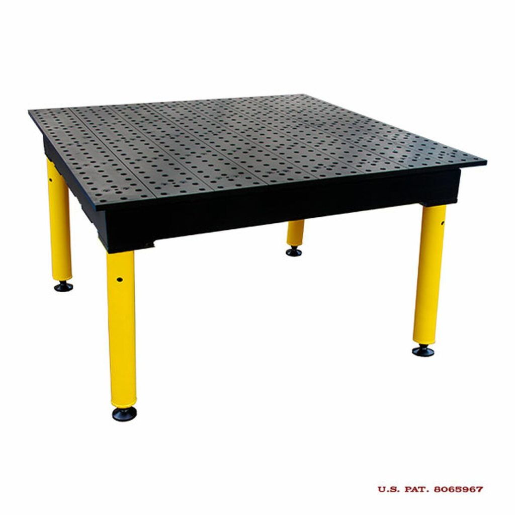 Masa Sudura BuildPro Max, 1950 x 1250 mm, blat Nitrurat, picioare Sarcini grele 617 mm, TMQE620125V - imagine 3