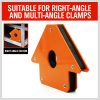 Set 2 x Vinclu Magnetic Sudura, unghi 45°, 90°, 135°, forta 23 kg, Horusdy SDY-97839 - imagine 2