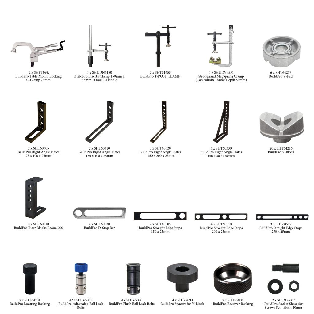 Kit 122 Accesorii pentru masa de sudura Rhino Cart, TDK6200