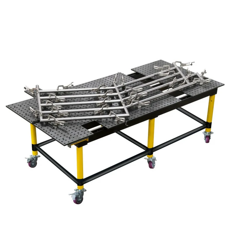 Kit traverse stabilizatoare pentru masa de sudura BuildPro 2550 x 1250 mm cu 6 picioare, TMLB2630