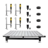 Kit Masa de sudura portabila 600 x 450 mm + 12 accesorii, blat rabatabil, FixturePoint TB52418-K1 - imagine 2