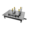 Kit Masa de sudura portabila 600 x 450 mm + 12 accesorii, blat rabatabil, FixturePoint TB52418-K1 - imagine 10