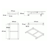 Kit Masa de sudura portabila 600 x 450 mm + 12 accesorii, blat rabatabil, FixturePoint TB52418-K1 - imagine 14