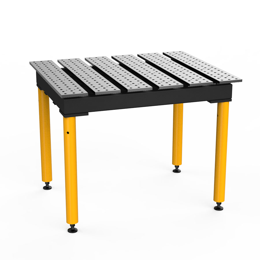 Masa Sudura BuildPro Clasic cu Fante, 1160 x 1000 mm, blat Standard, picioare Sarcini grele 767 mm, TMD61210SV