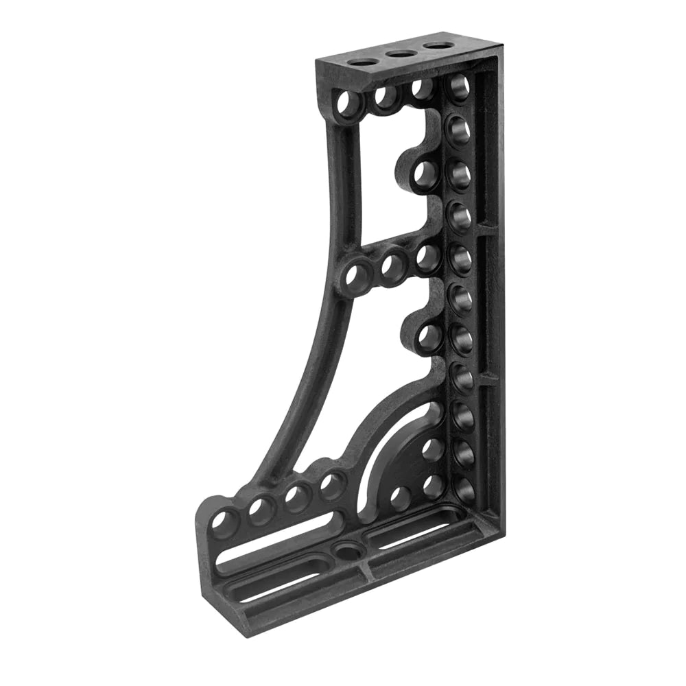 Echer greu din fontă 375 x 95 x 600 mm fixare piese grele la 90° stânga Alpha 28 T28-16038L