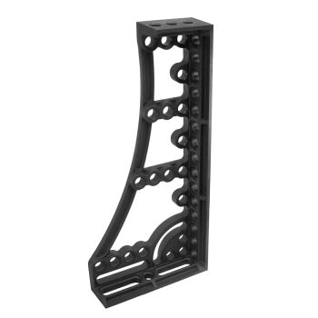 Echer greu din fontă 375 x 95 x 800 mm fixare piese grele la 90° stânga Alpha 28 T28-18038L