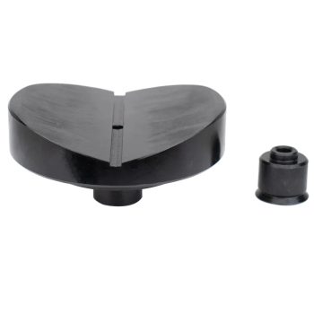 Prismă V Ø120 x H35 mm susținere țevi rotunde 150° cu colier M16 Alpha 28 T28-511215