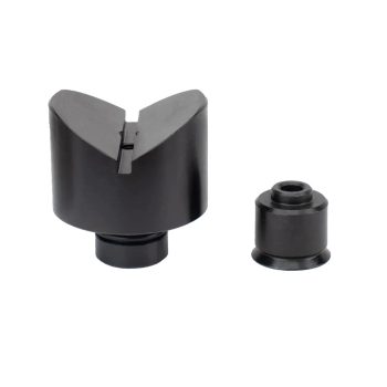 Prismă V Ø60 x H42 mm susținere țevi rotunde 120° cu colier M16 Alpha 28 T28-510612