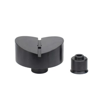 Prismă V Ø80 x H35 mm susținere țevi rotunde 150° cu colier M16 Alpha 28 T28-510815