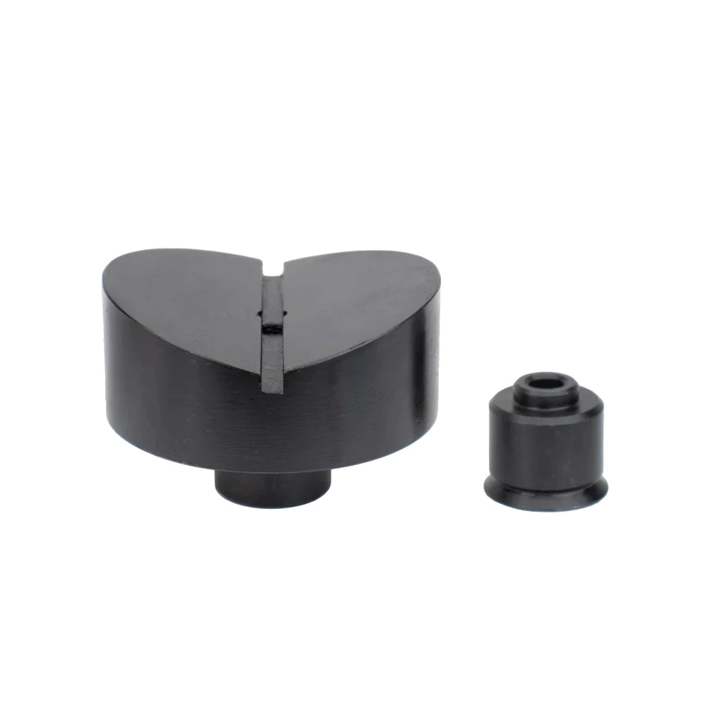 Prismă V Ø80 x H35 mm susținere țevi rotunde 150° cu colier M16 Alpha 28 T28-510815