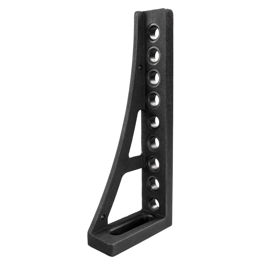 Echer greu din fontă, 200 x 75 x 500 mm, fixare piese grele la 90°, stânga, Alpha 28, T28-23504