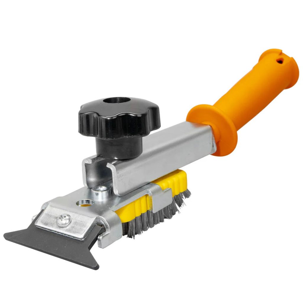 Perie de sârmă cu racletă pentru curățarea meselor de sudură și pieselor metalice, Strong Hand Tools, PM950