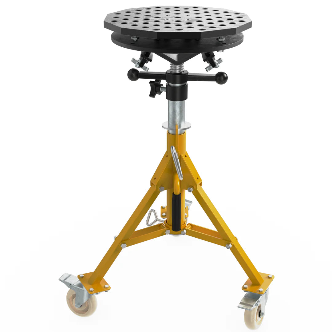 Stand mobil pentru sudură Ø350 mm + kit 12 accesorii, sistem 16 mm, Scout BuildPro, TWS350-KC1